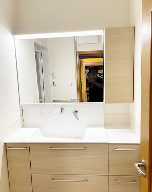 洗面台リフォーム事例 after